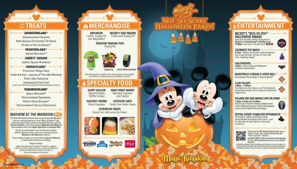 Mickey's Not-So-Scary Halloween Party 2014 Map