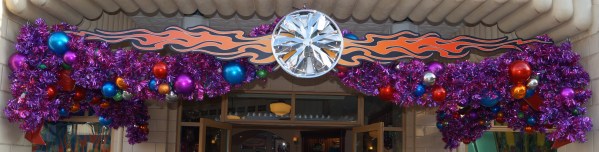 Disney's Cars Land During the Holidays