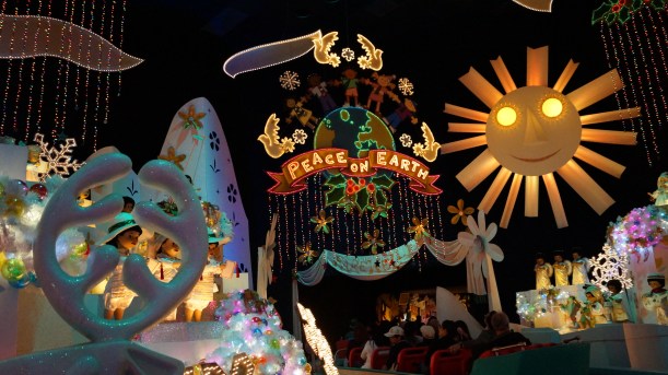 Disneyland During the Holidays - it's a small world