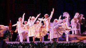 Celebrate the Season Castle Show at the Magic Kingdom