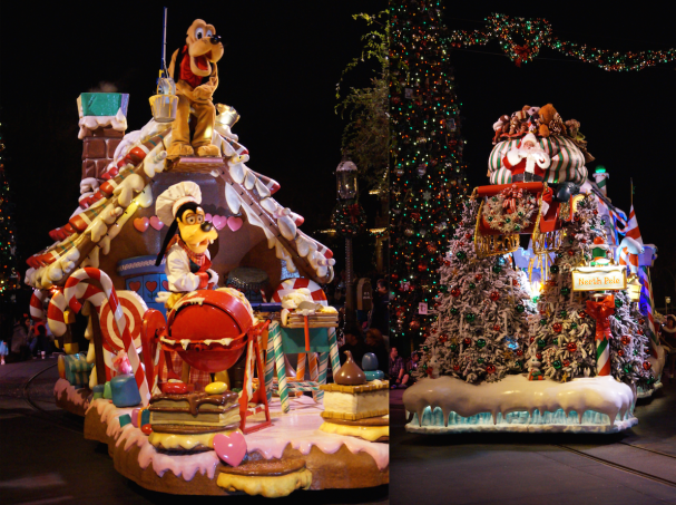 Disneyland at Christmastime - A Christmas Fantasy Parade